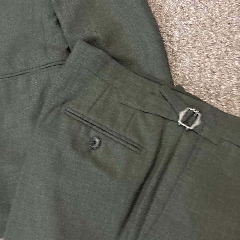 SUITSUPPLY Lazio Green Wool Blazer Sport Coat Jacket 32R Plus Pants 31x31 - Picture 10 of 16